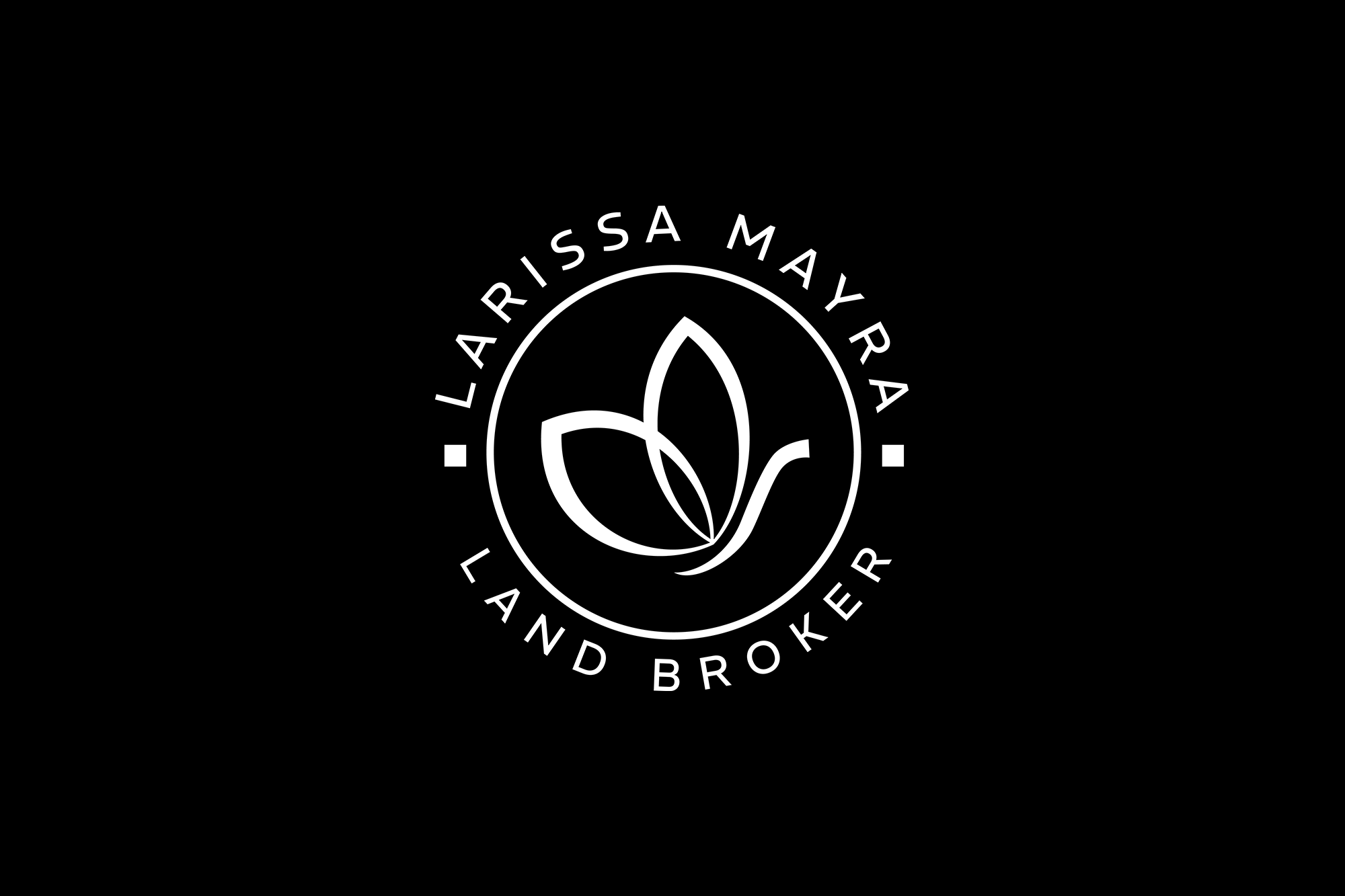 Animação de logo Larissa Mayra